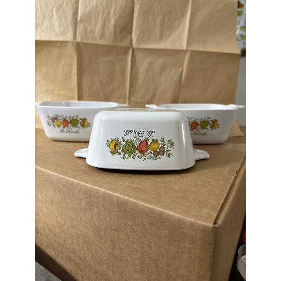 Vintage Petite Pan, Spice of life, Le Persil, Corning Ware 700ML (3 Casseroles) - Picture 6 of 6